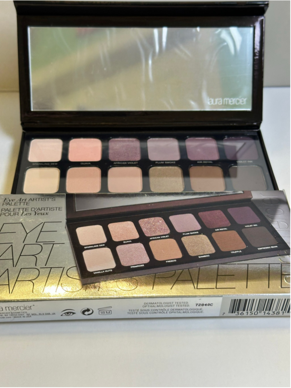 Laura Mercier Eye Art Artist's Palette Pressed Powder Shimmer/Matte 5 Shades